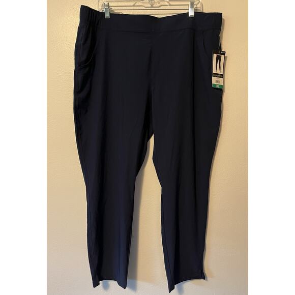 Eddie Bauer Traveler Ankle Pants Adult Women’s Size XL X-Large Navy Blue NWT - Picture 1 of 12